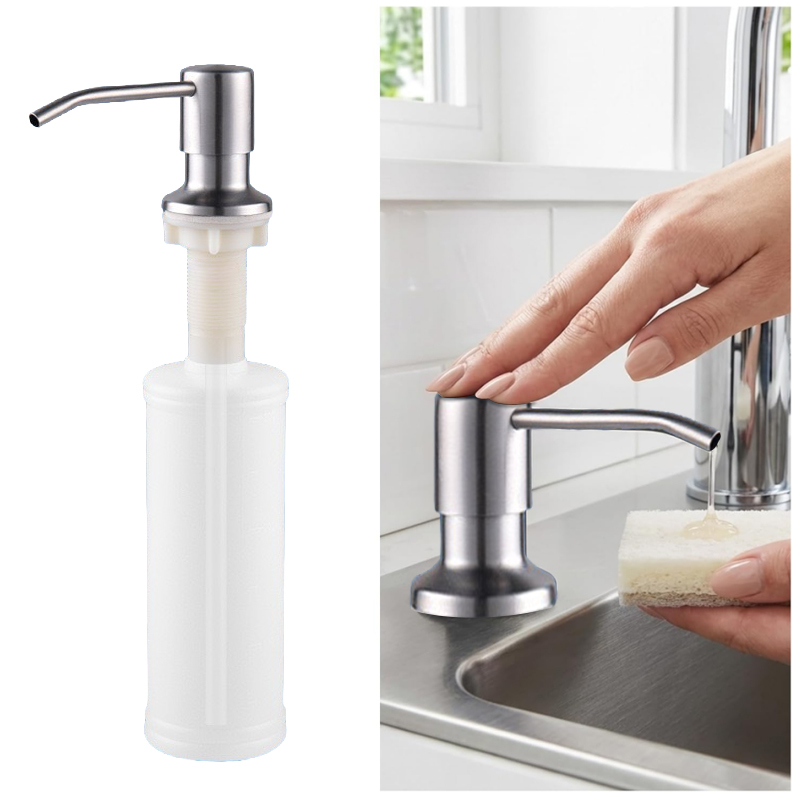 Soap Making Machine At Home - Stainless Steel Sink Soap Dispenser Liquid