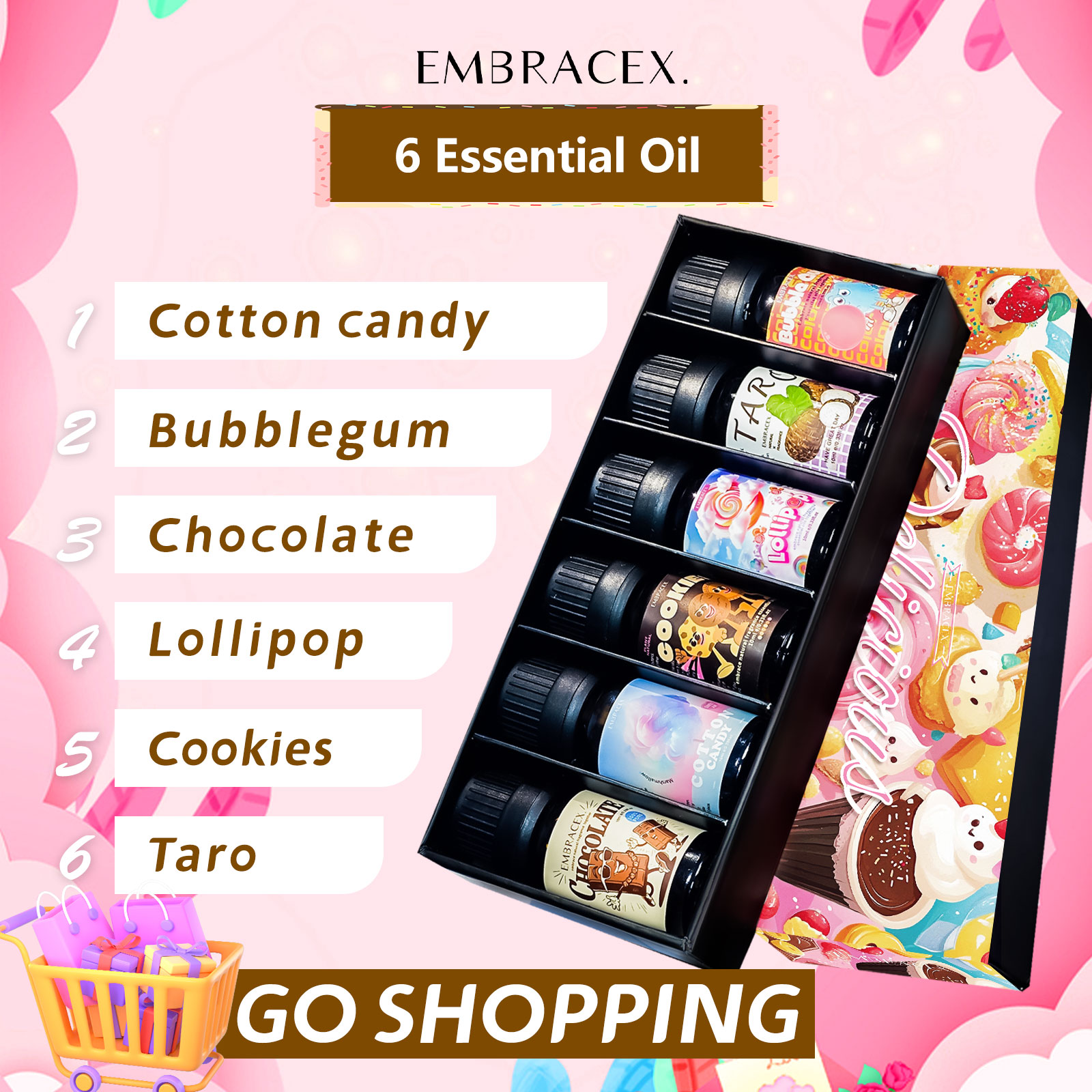 Soap Making Diy - 6PC/1Set Delicious Essential Oil Gifts Box
