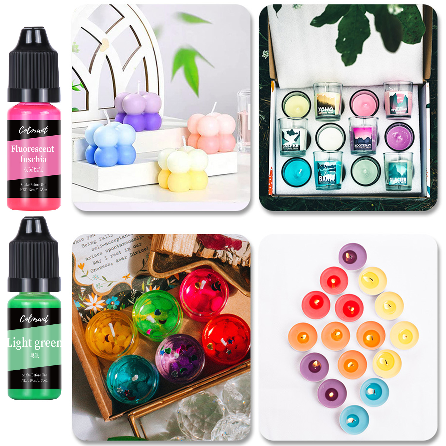 30 Colors Candle Dyes Pigment  – обзор и цена Soap Making Supplies