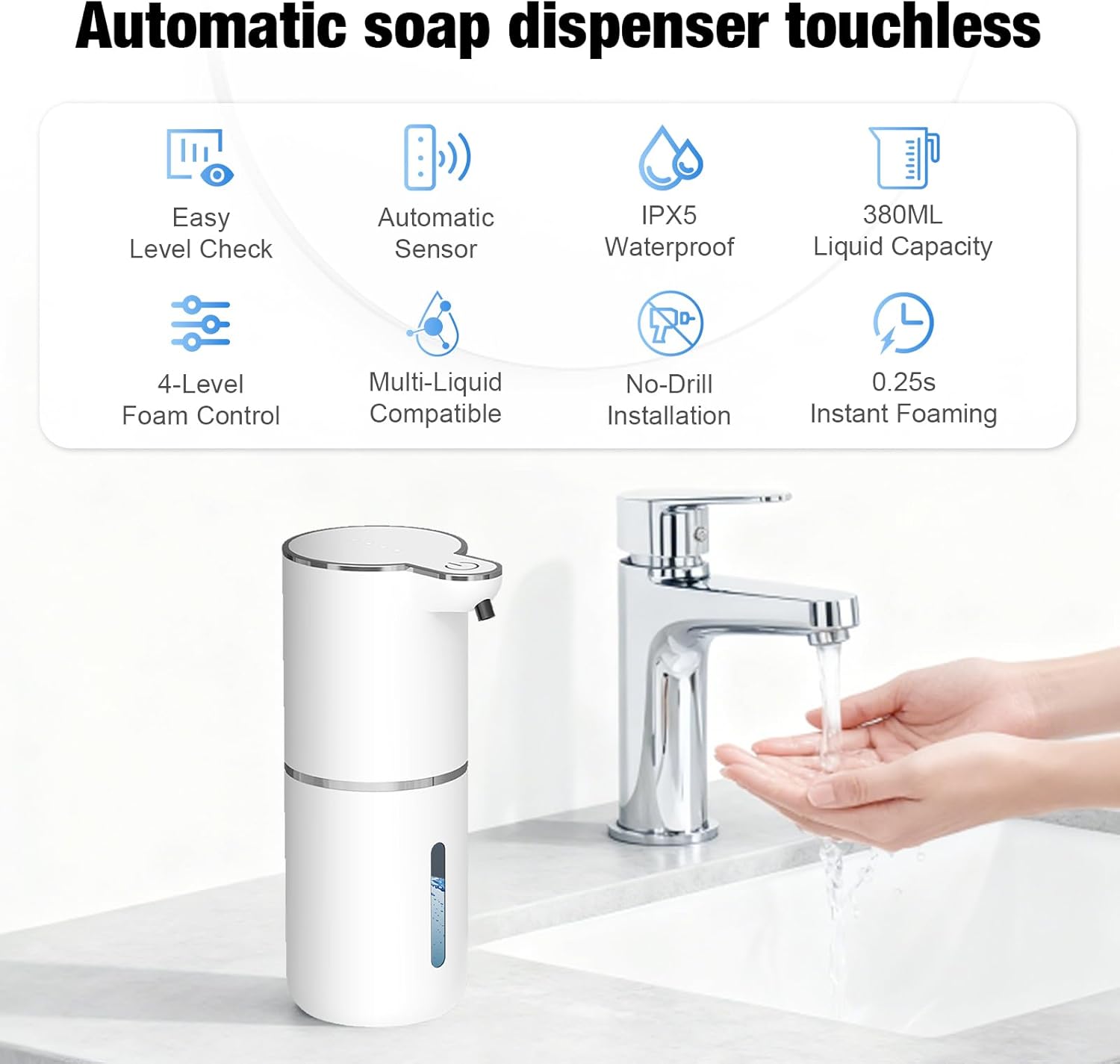 380ML P18D Touchless Counterto – обзор и цена Soap Making Machine At Home