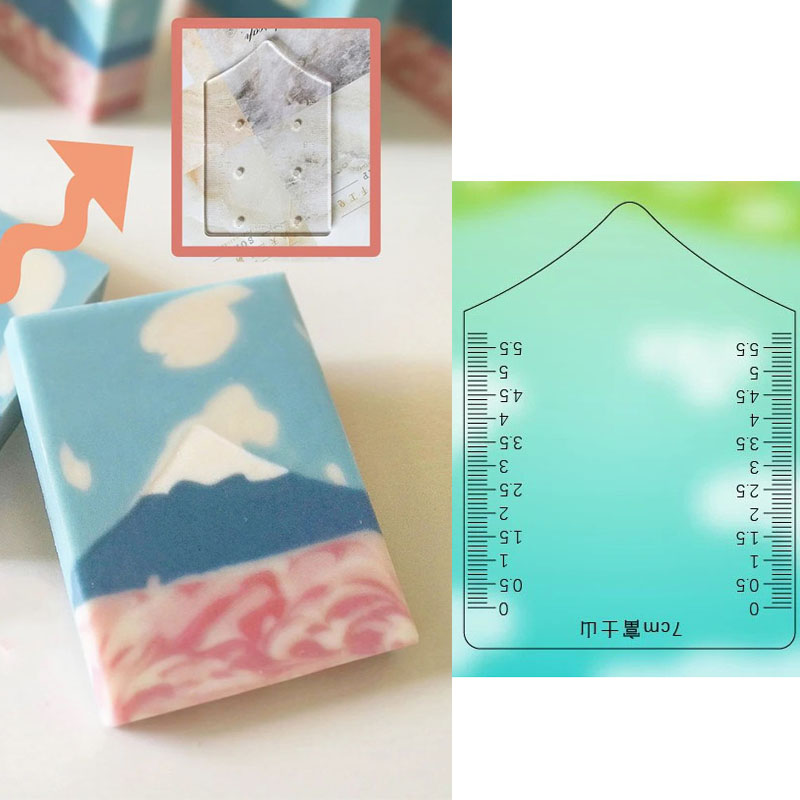 Moutain Pattern Scraper Rib So – обзор и цена Soap Making Hobby