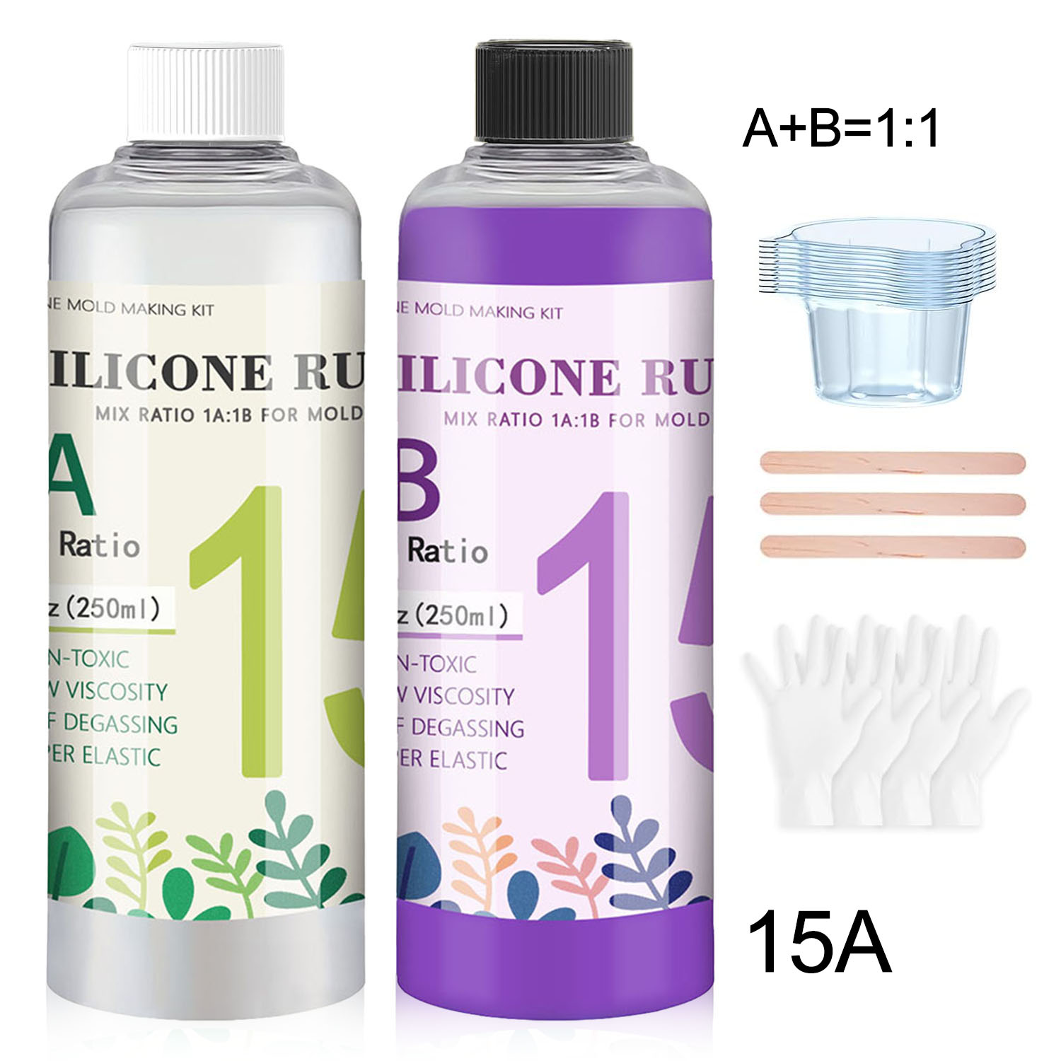 Purple Liquid Silicone Rubber  – обзор и цена Soap Making Ratios