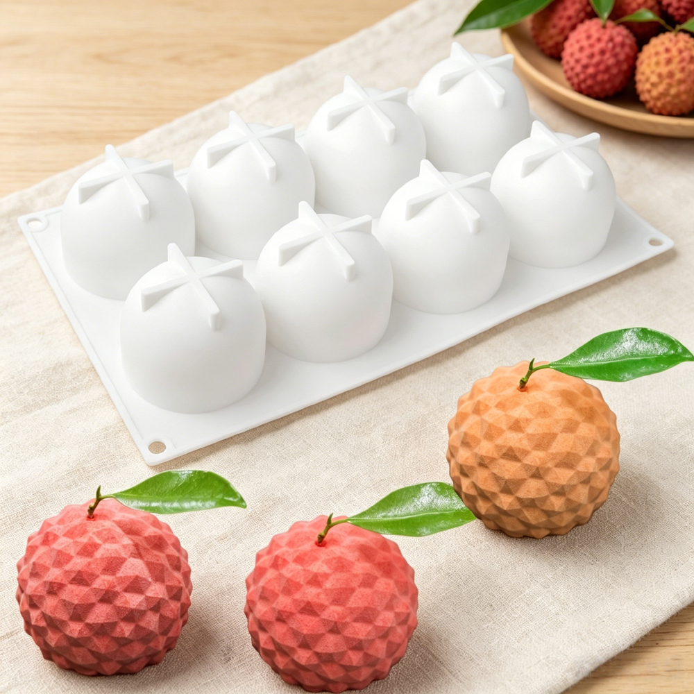 8‑Cavity Lychee Silicone Mold  – обзор и цена Soap Making Name
