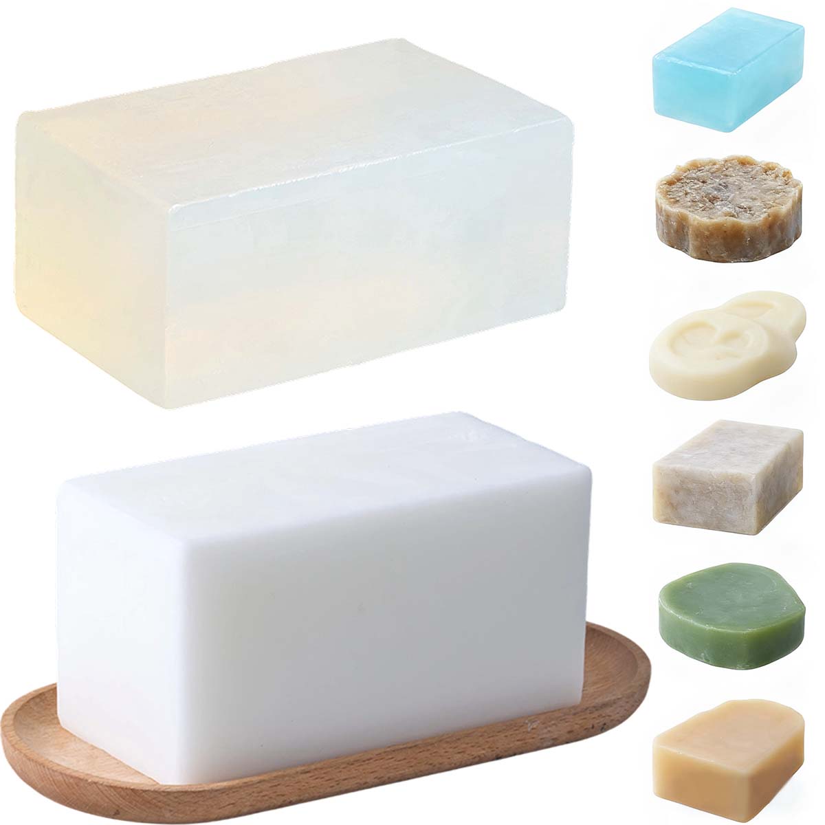 1000g Clear White Soap Base DI – обзор и цена Soap Making From Scratch