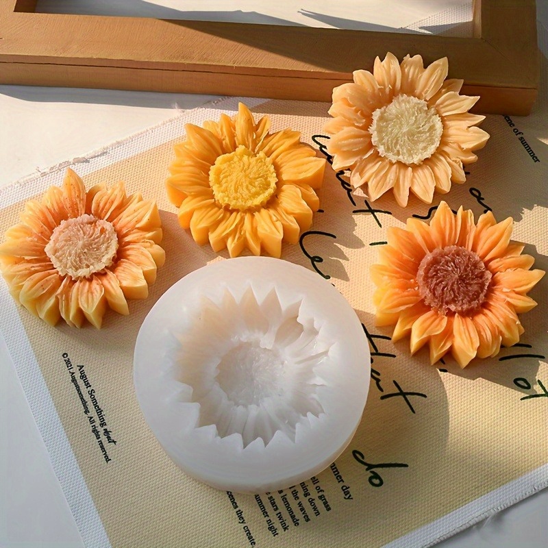 Vibrant 3D Sunflower Silicone  – обзор и цена Soap Making Material