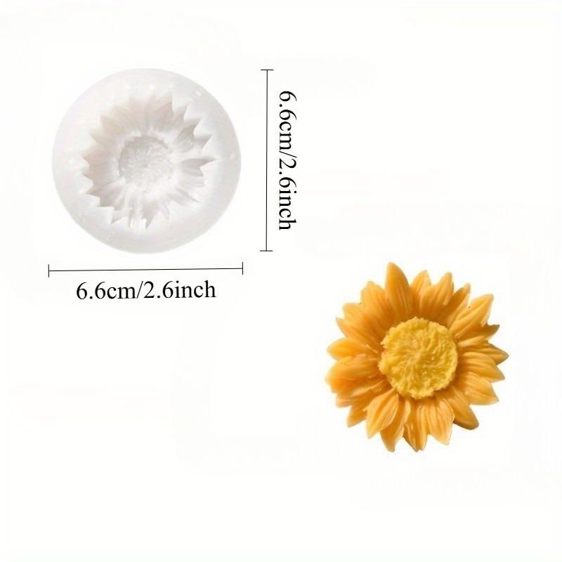 Vibrant 3D Sunflower Silicone  – обзор и цена Soap Making Material
