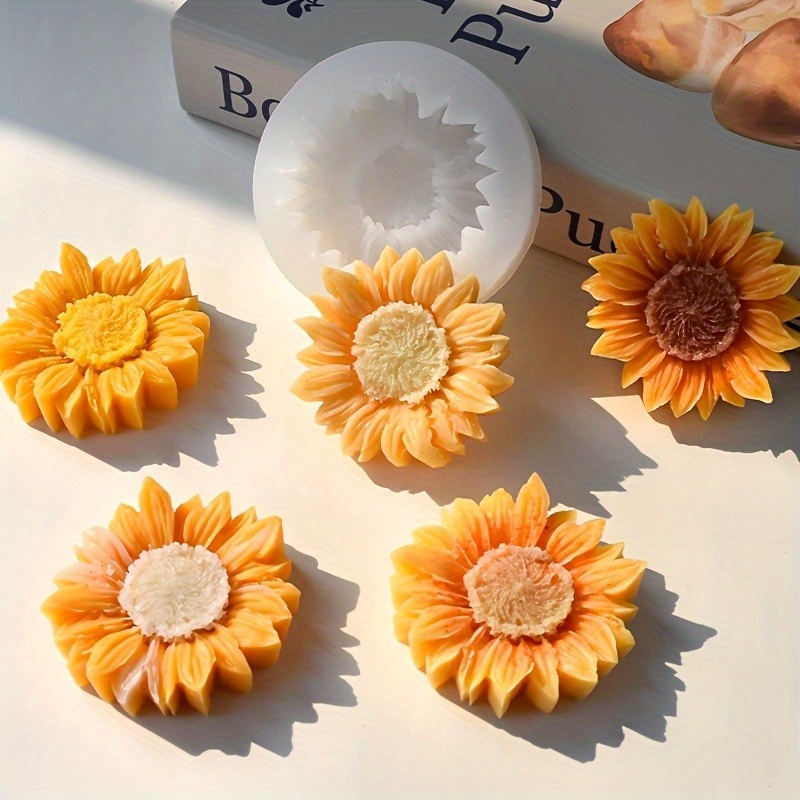 Vibrant 3D Sunflower Silicone  – обзор и цена Soap Making Material