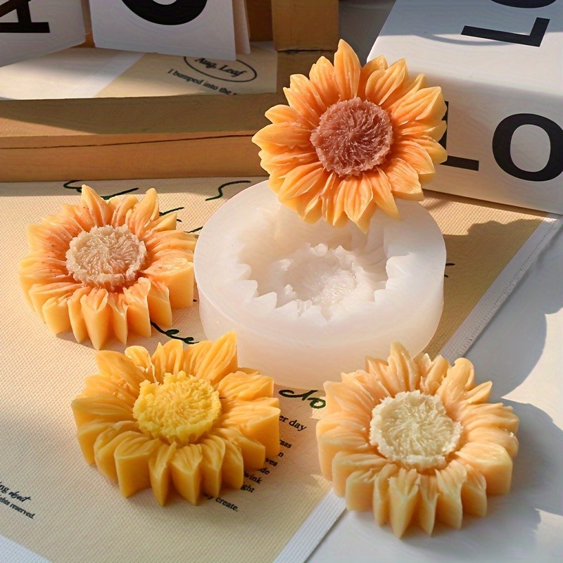 Vibrant 3D Sunflower Silicone  – обзор и цена Soap Making Material