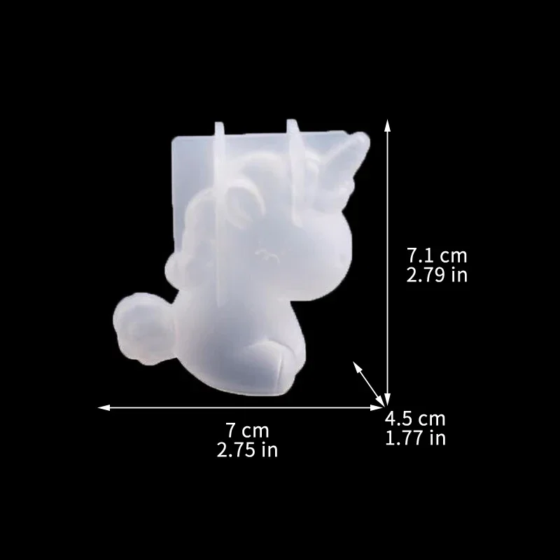 3D Geometric Silicone Unicorn  – обзор и цена Soap Making Supplies