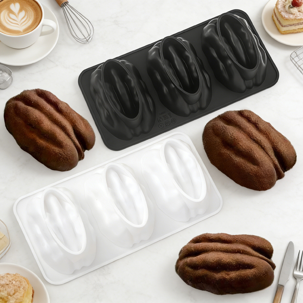 3 Cavity Pecan Silicone Mold H – обзор и цена Soap Making Supplies