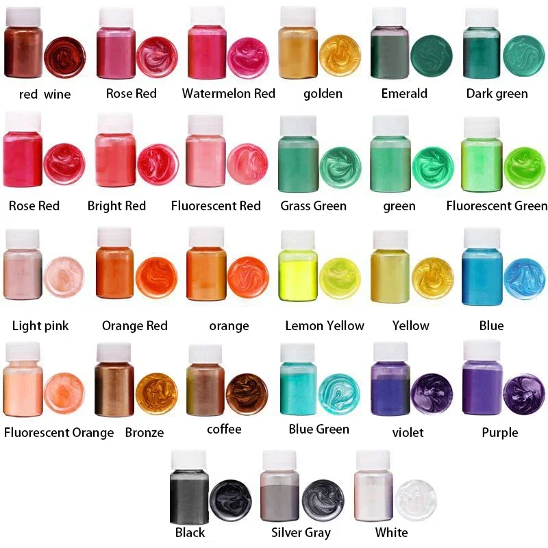 24 Colors Mica Powder for Resi – обзор и цена Oxide Pigment Soap