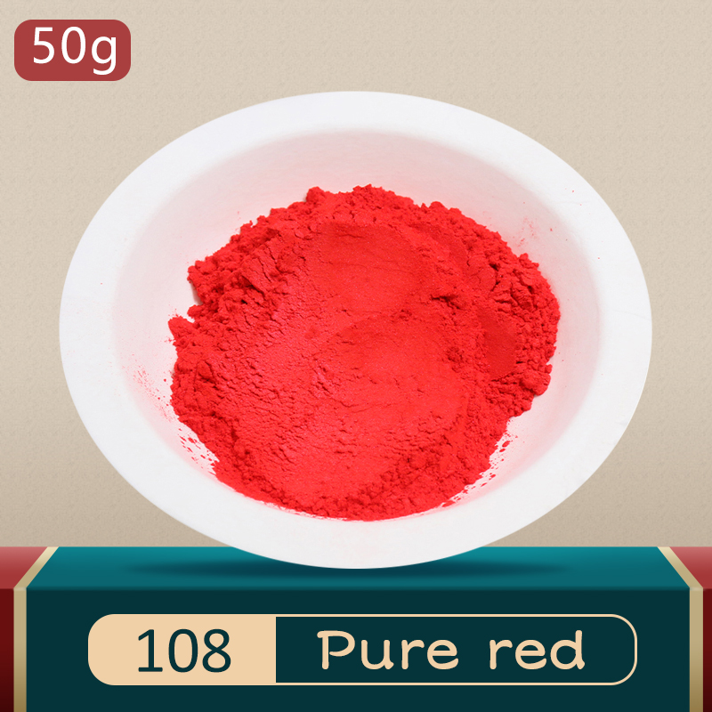 Pure Red Mica Pigment Pearl Po – обзор и цена Oxide Pigment Soap