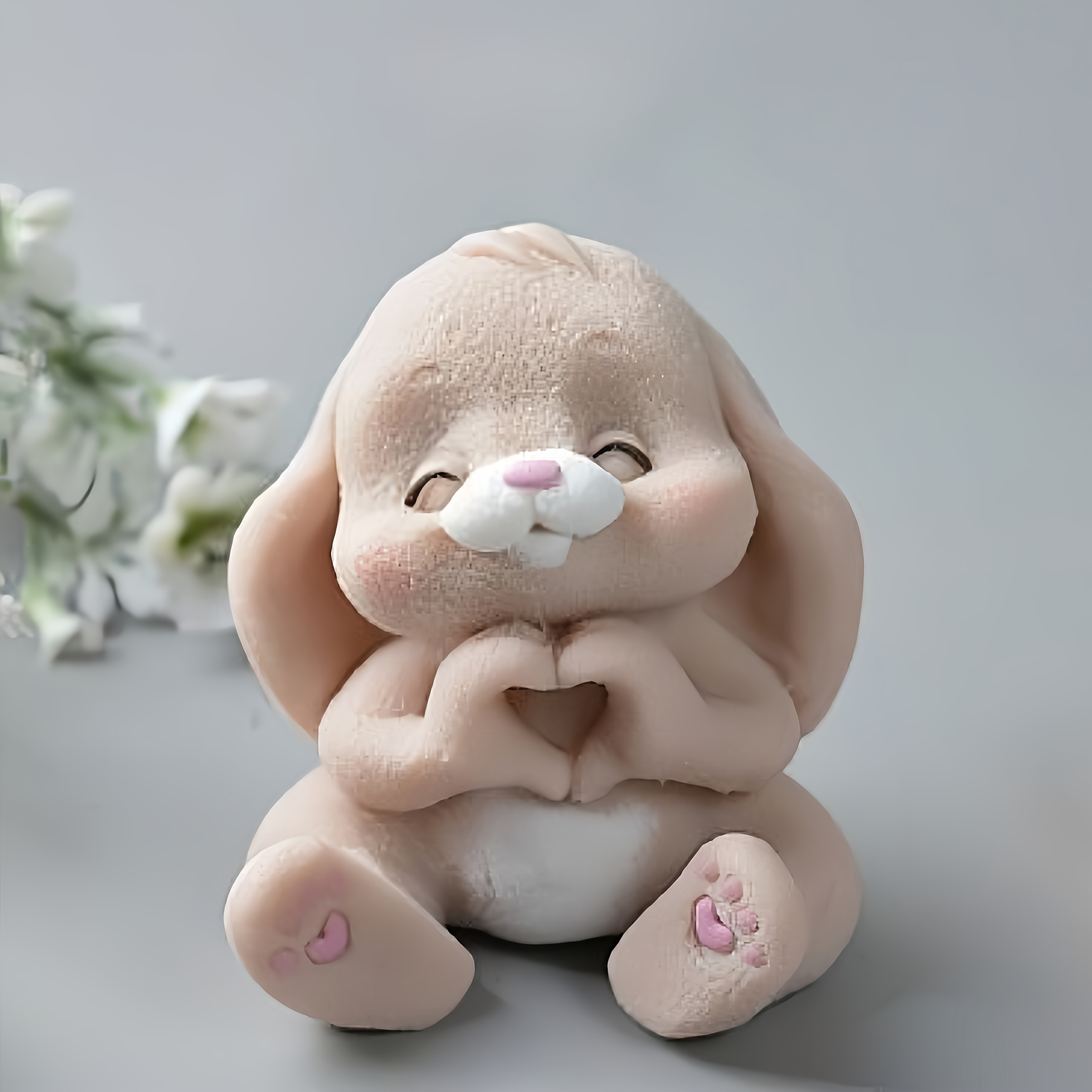 1pc Adorable Rabbit Resin Sili – обзор и цена Soap Making Material