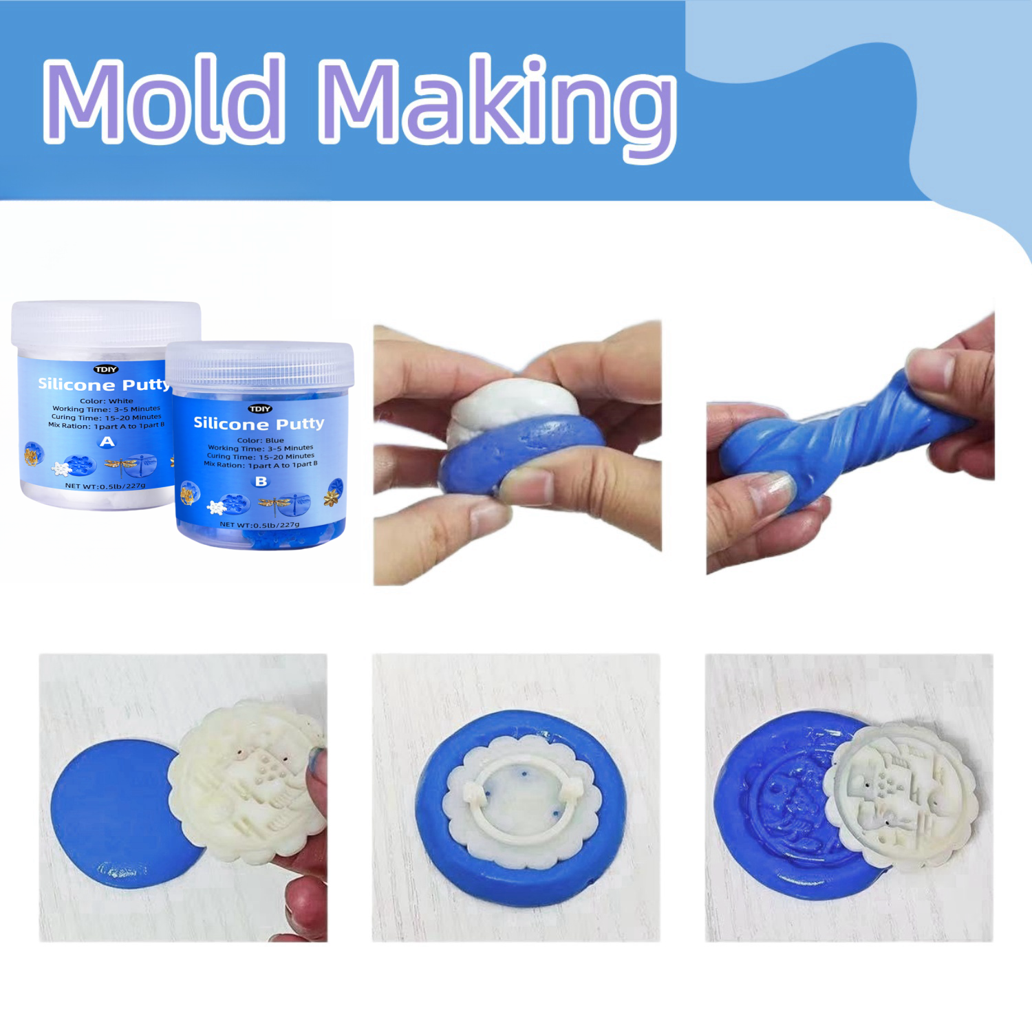 Silicone Putty for Reusable Si – обзор и цена Soap Making Ratios