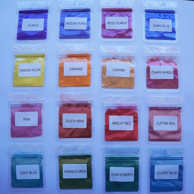 16Color Mica Powder Set，Per Pa – обзор и цена Oxide Pigment Soap