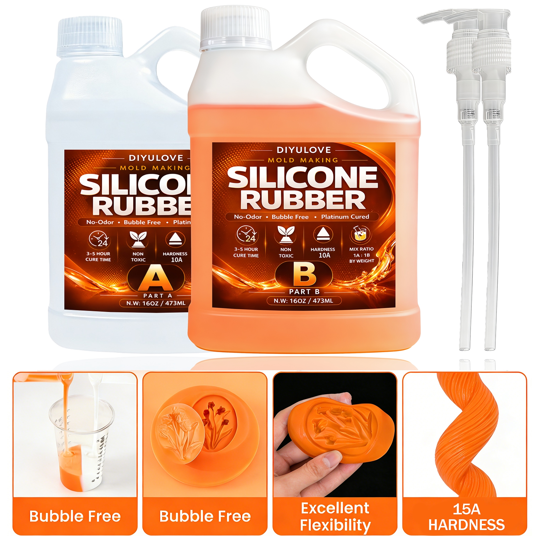 Liquid Silicone Rubber Kit,Hig – обзор и цена Soap Making Material