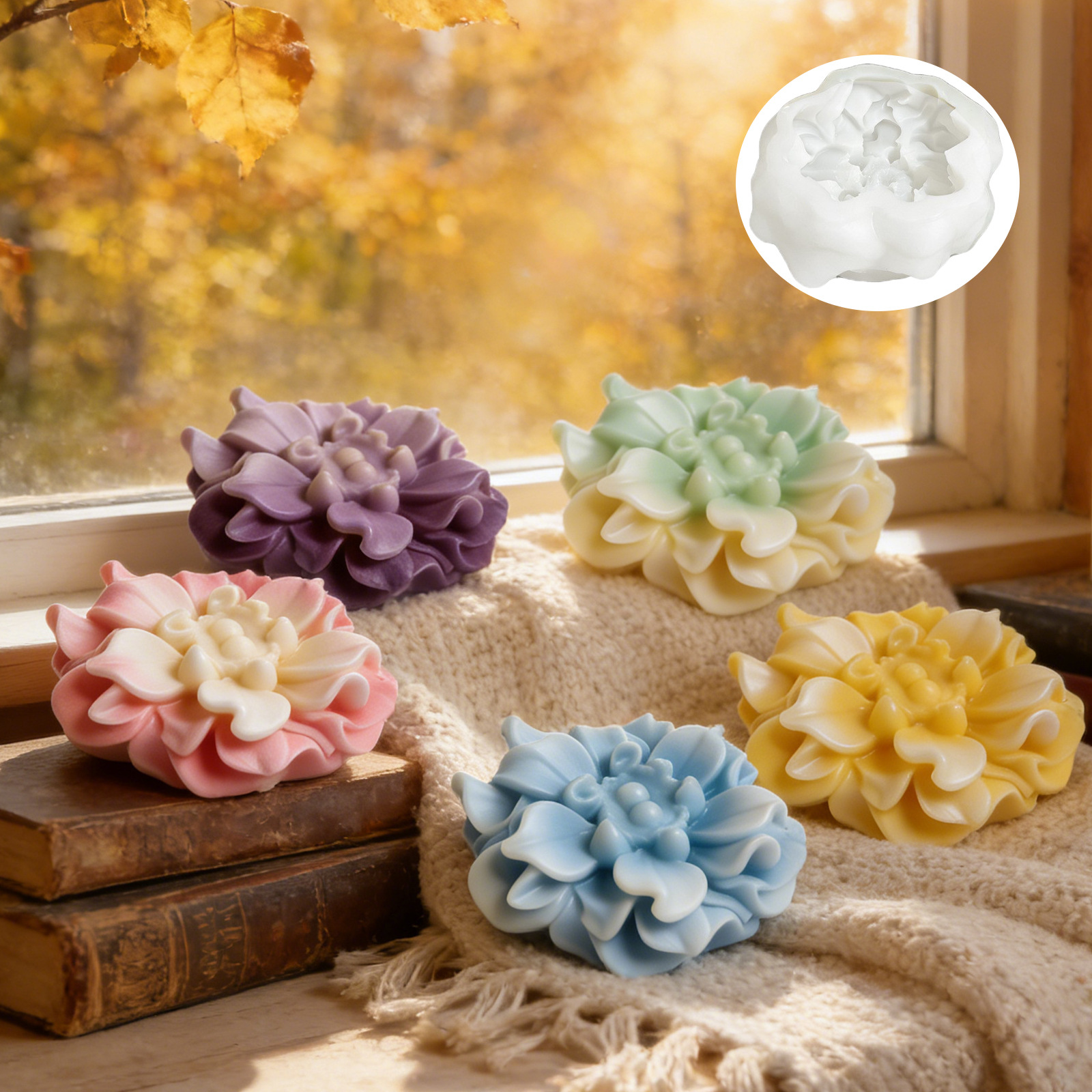 Silicone Mold Flower Shape 3D  – обзор и цена Soap Making Hobby