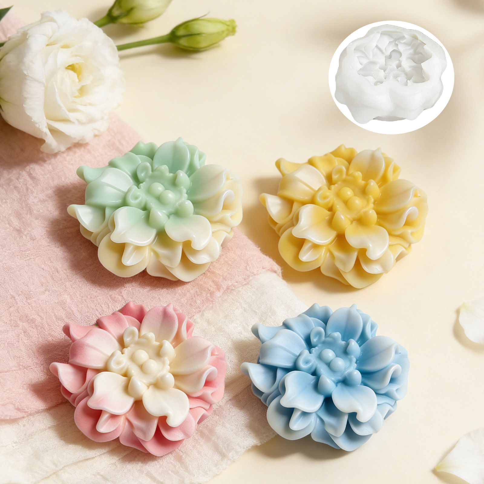 Silicone Mold Flower Shape 3D  – обзор и цена Soap Making Hobby