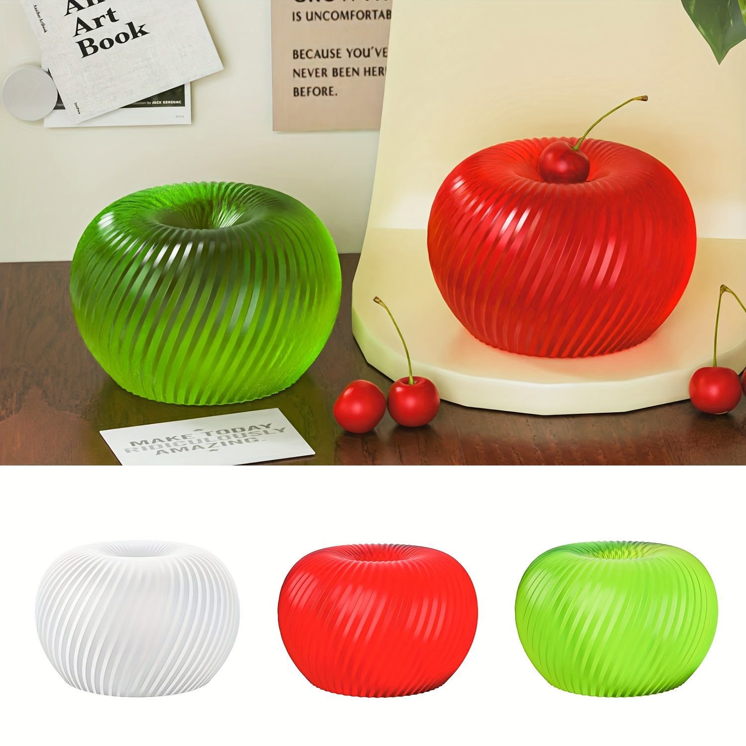 A trendy red apple silicone mo – обзор и цена Soap Making Material
