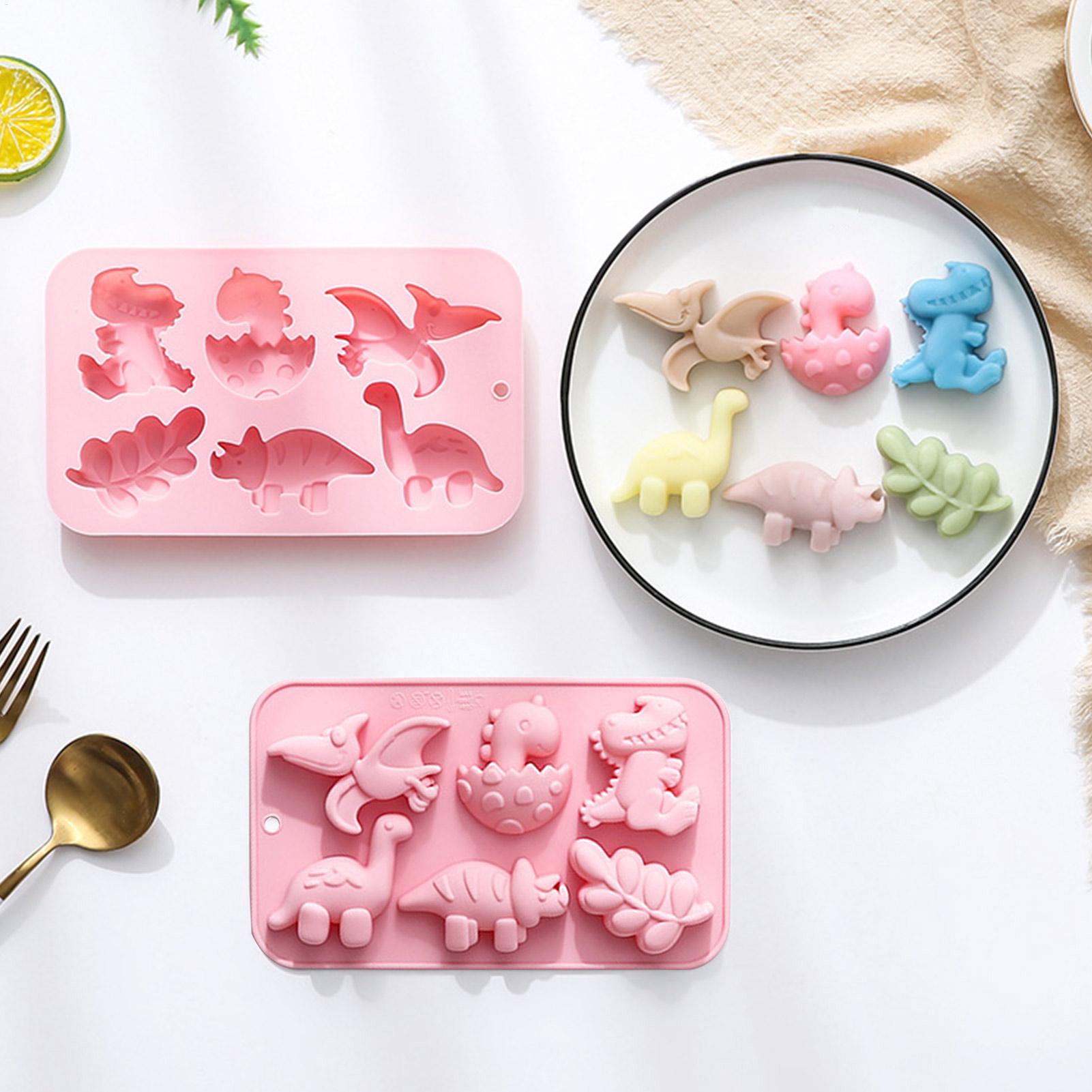 Silicone 6 Cavities Dinosaur J – обзор и цена Soap Making Material