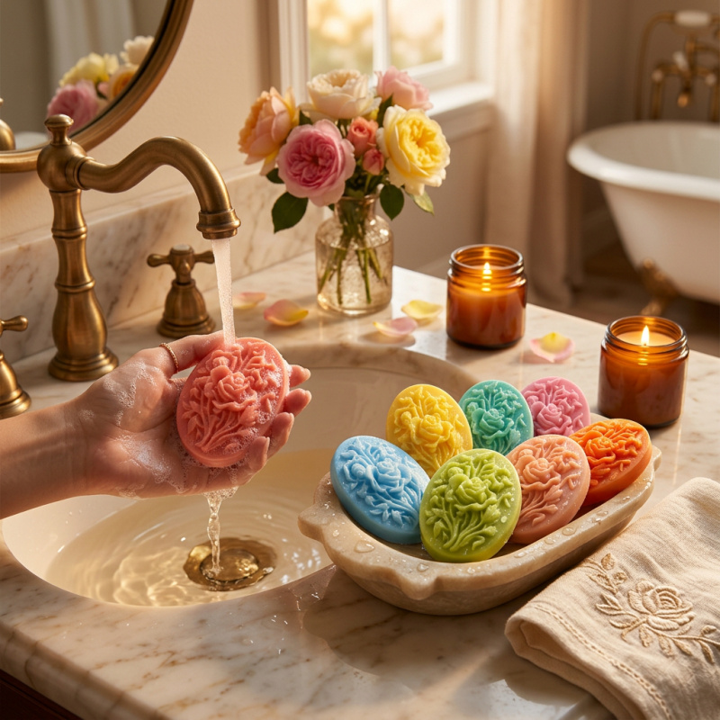 4 Silicone mold with flower sh – обзор и цена Soap Making Material