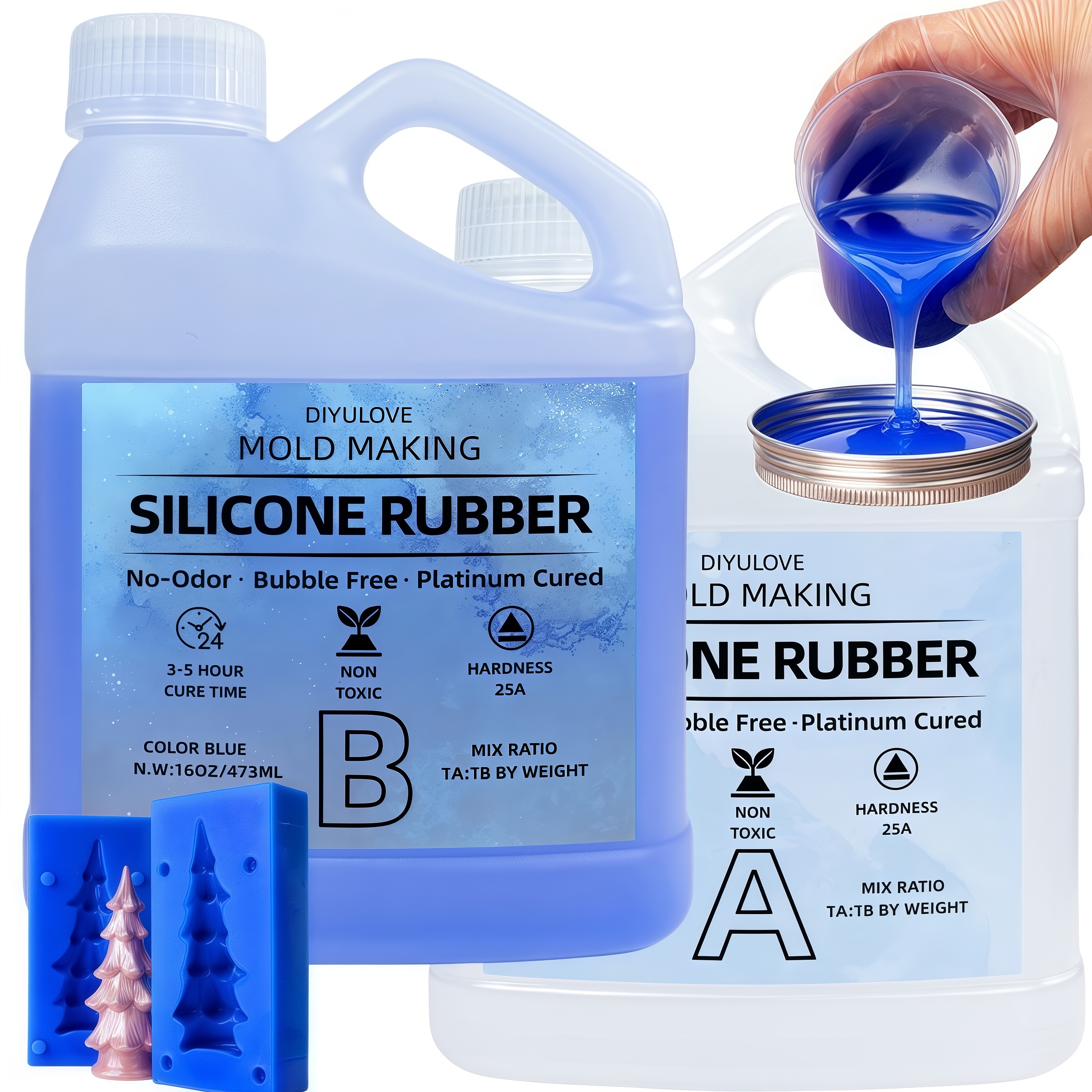 32oz High-Performance Silicone – обзор и цена Soap Making Material