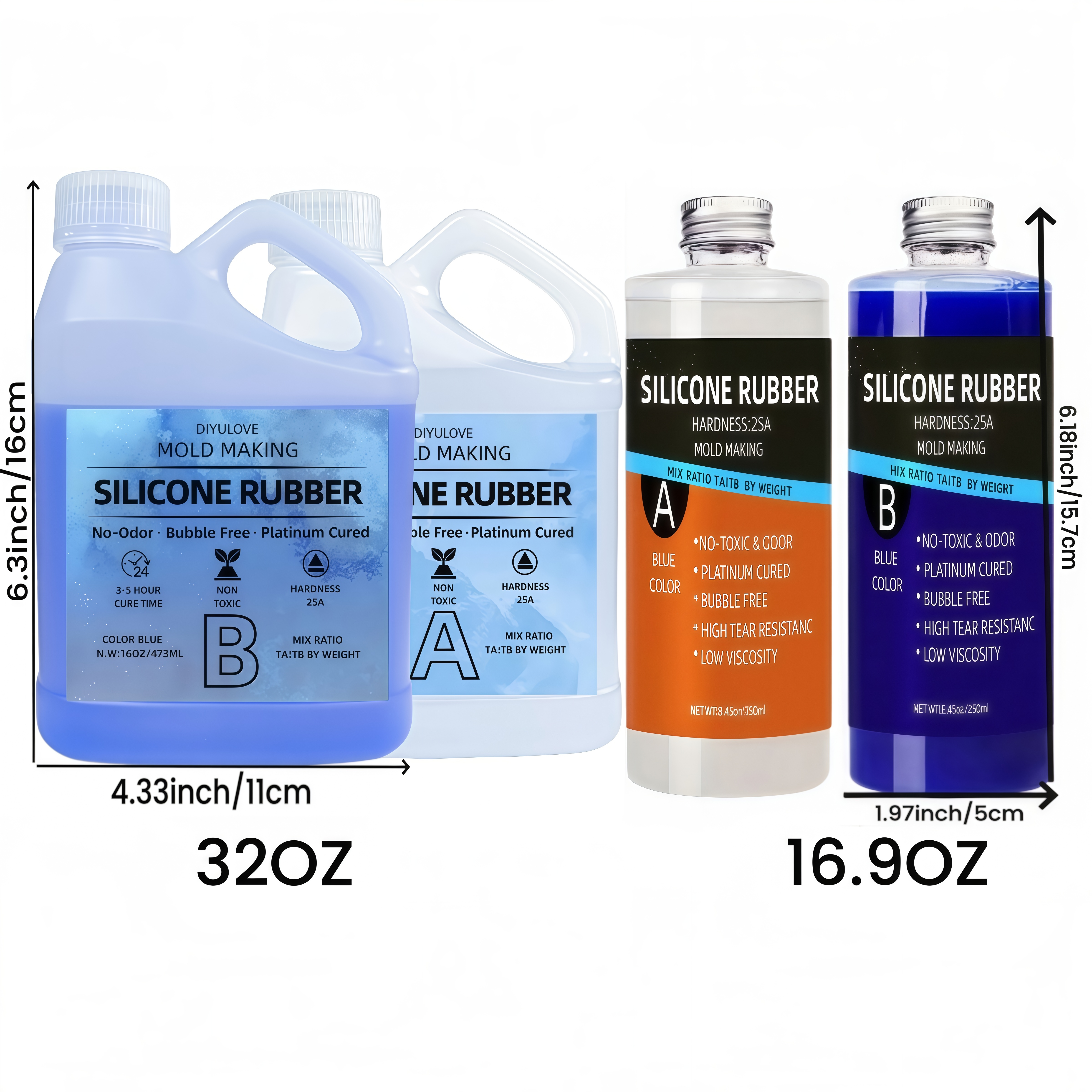 32oz High-Performance Silicone – обзор и цена Soap Making Material